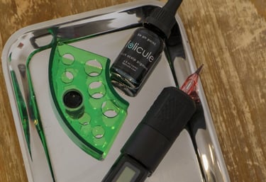 matériel de micropigmentation capillaire