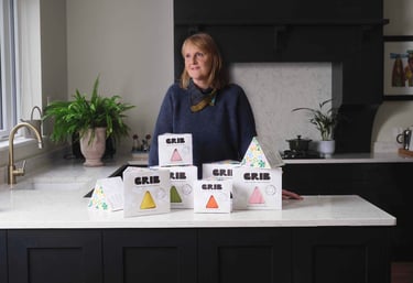 Founder Ciara Winkelmann with the CRIB