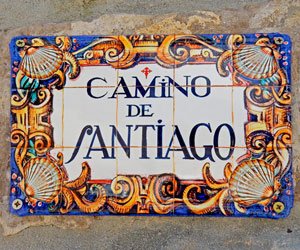 Camino De Santiago sign