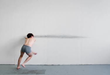 Mathieu Bonardet Sans titre ligne performance dessin art contemporain