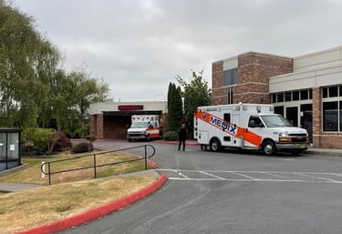 Ambulance at Seaside Hospital