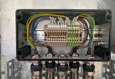 an EX e junction box