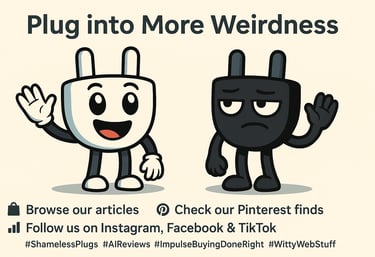 a couple of black and white characters with a text that says plug into the plug