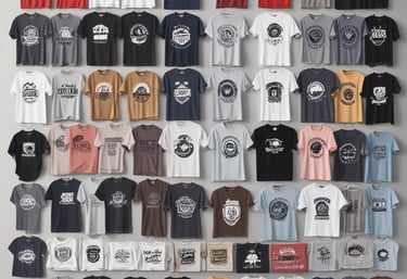 A close-up of a t-shirt printing process showcasing vibrant colors.