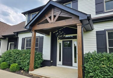 Portico, Westerville Ohio Home remodeling, Brothers Builds, custom wood work