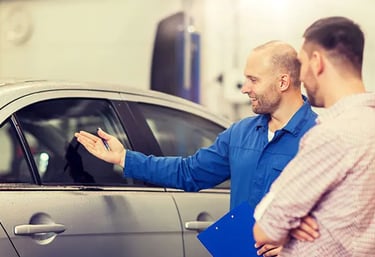 Auto glass insurance claims assistance