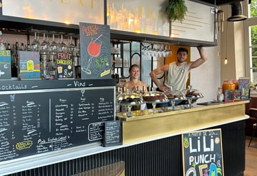 barman de bonne humeur