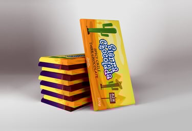 Sierra Chocolada chocolade bars stacked