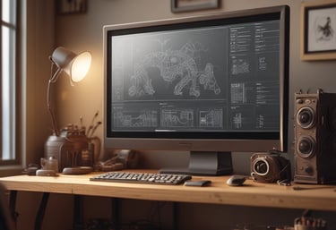 Close-up of a sleek, black 3D-printed tactical gear piece with red accents.