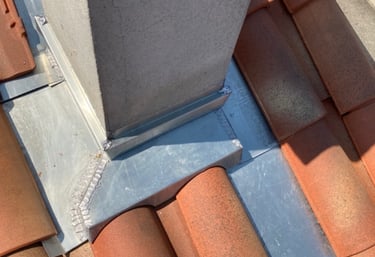 raccord de cheminée en zinc sur mesure