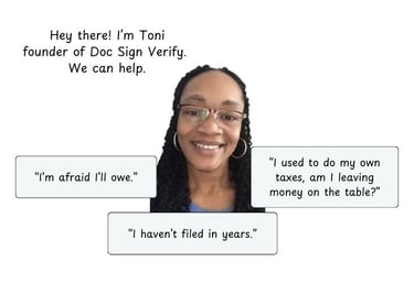 image of Toni Campbell the owner of Doc Sign Verify