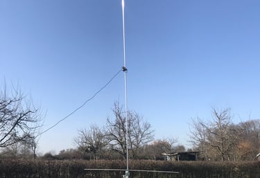 Pro Antennas I-Pro Home HF antenna in a customers garden