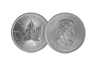 canadian silver maple leaf coin