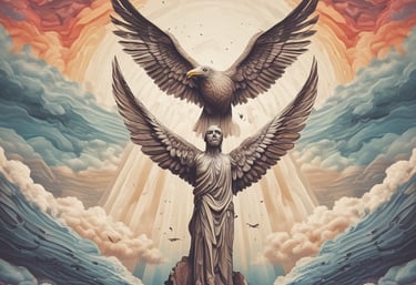 A vibrant illustration representing the concept of gifting and awareness.