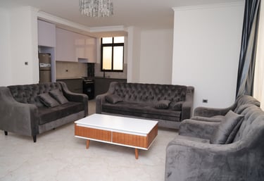 2 bedroom serviced apartment living room, Addis Ababa, modern kitchen apartment Bole Addis Ababa 