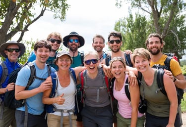 Campers at Camping Toilet Store