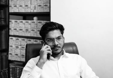 Mohd Sahil owner of Spun Threads India and founder of Spunlex sewing thread brand