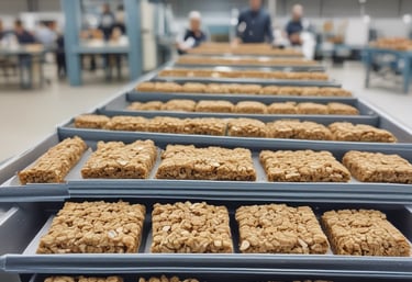 A bright, modern kitchen scene with a chef preparing healthy dishes using fino integrino products.