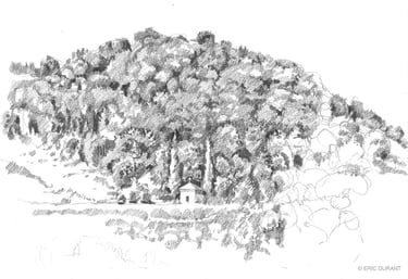 Dessin mine de plomb sur papier A4 - © Eric Durant