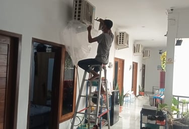 jasa service AC dan pasang AC panggilan yang berfokus melayani wilayah Dramaga dan Ciomas Bogor