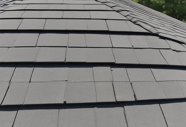 Close-up of a clean, shiny paved driveway after a thorough pressure wash.