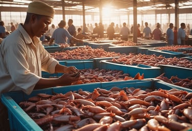 A clean and modern portrait of a confident individual in a minimalistic workspace.