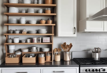 A bright, cozy workspace filled with colorful craft supplies and a partially completed DIY home décor project.