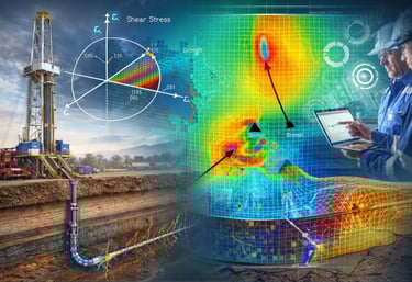 Images showing geomechanical influences
