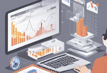 A friendly consultant discussing AI solutions with a client in a modern meeting room.