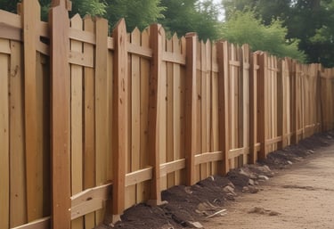 Construction workers collaborating on a home remodeling project outdoors.