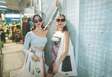 Bolsos terciados estampados en serigrafia y con cremallera