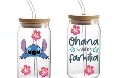 Vasos con popote personalizados de Stech