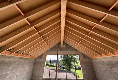 Poutres, toiture, Bastogne