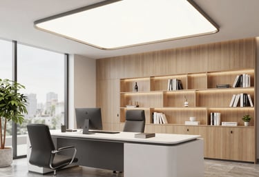 Close-up of a Banyan tree symbol embossed in gold on black leather, representing strength and growth.