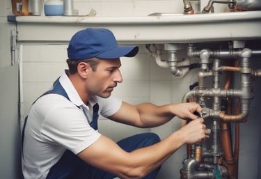 A sleek modern workspace with a laptop displaying a professional website design.