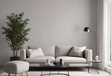 Elegant showroom interior featuring exclusive Brazilian high-end furniture and decor pieces.