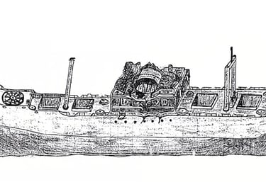 Irako wreck Coron Palawan — deep WWII Japanese shipwreck at 43 metres in Coron Bay