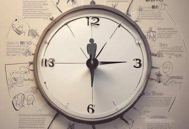 Corporate consultants discussing strategy over documents in an office setting.