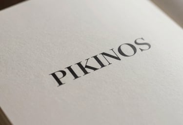 A close-up of a high-quality printed brand manual with elegant typography on off white paper. Sophisticated lighting in a North American / International studio setting.