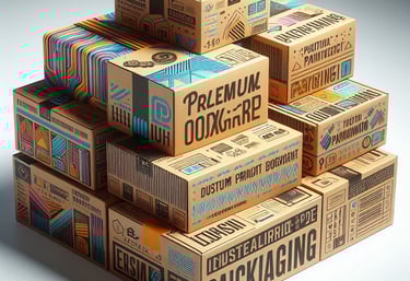 Strong cardboard box with corrugated packaging construction Printed cardboard packing box