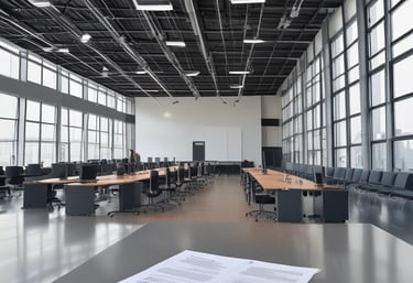 Documents and passports neatly arranged on a desk, symbolizing legal migration processes.