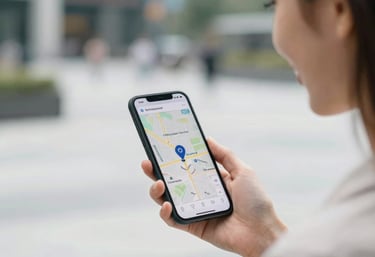 A sleek laptop screen displaying a Google Ads dashboard with campaign analytics.