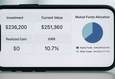 Mutual Funds Investing - Track Your Portfolio