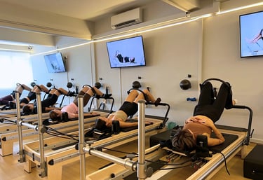 First in Singapore Video Led Pilates Class at Tirisula Pilates