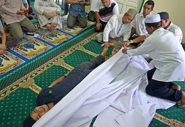 contoh salah satu urus jenazah