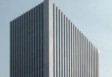 A professional consultant discussing contract details with a client in a modern office setting.