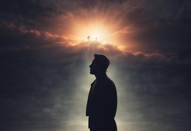 A softly lit microphone with headphones resting nearby, symbolizing the start of a heartfelt podcast conversation.