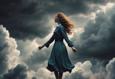 A warm, inviting family gathered around a cozy living room, sharing a moment of calm and connection.