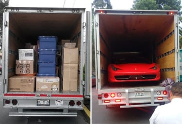 Servicio de mudanzas compartidas y transporte de autos de lujo en CDMX por AVM Mudanzas, logística