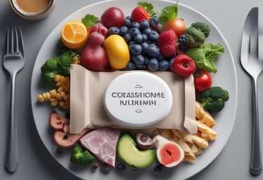 a man riding a skateboard down a street next to tall buildings